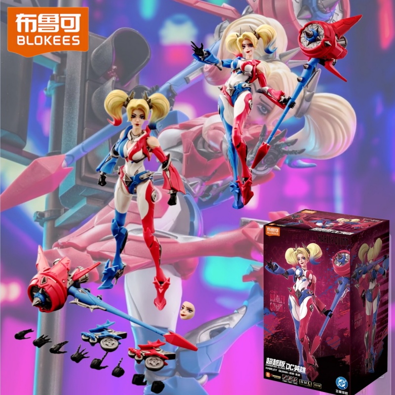 Model Kit Harley Quinn - Nuovo Blokees DC Super Hero Harley