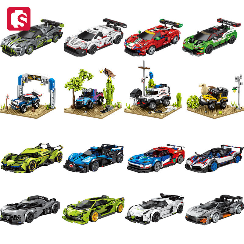 Model Kit Lamborghini - SEMBO Sport Car Building Blocks MOC