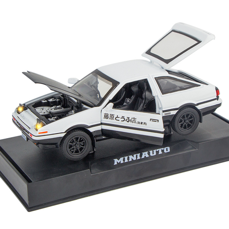Model Kit Ae86 - Modellino Auto 1:32 INITIAL D AE86
