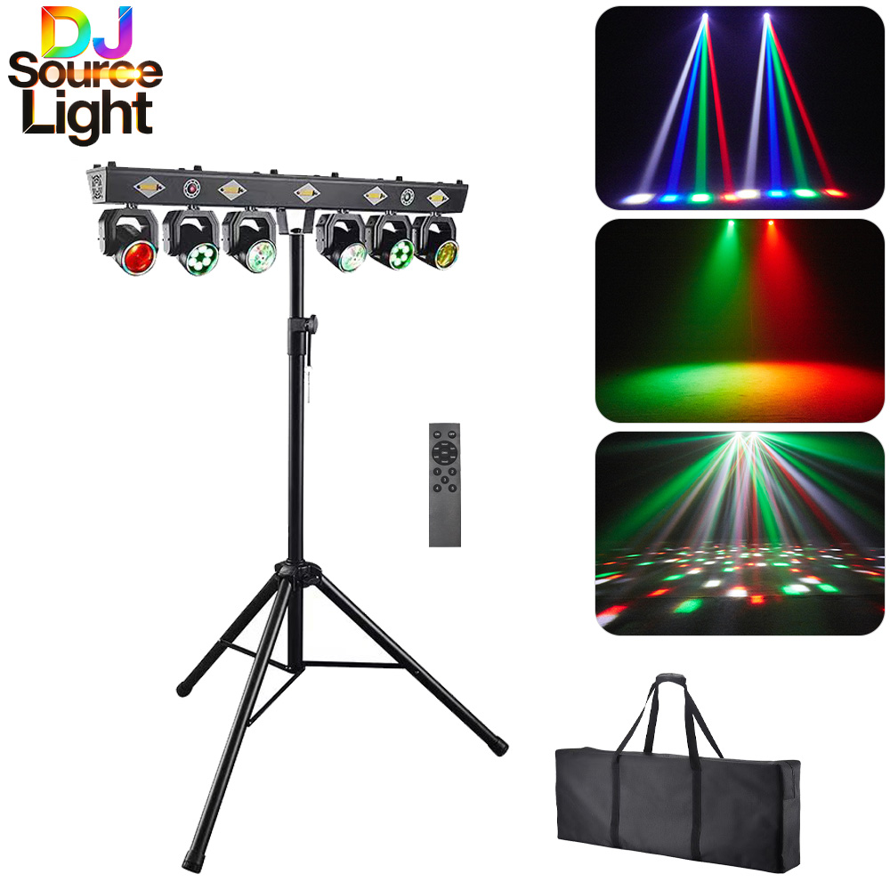 Wash Effect Set - DJSOURCE Effetto Luce da Palco 6-in-1: