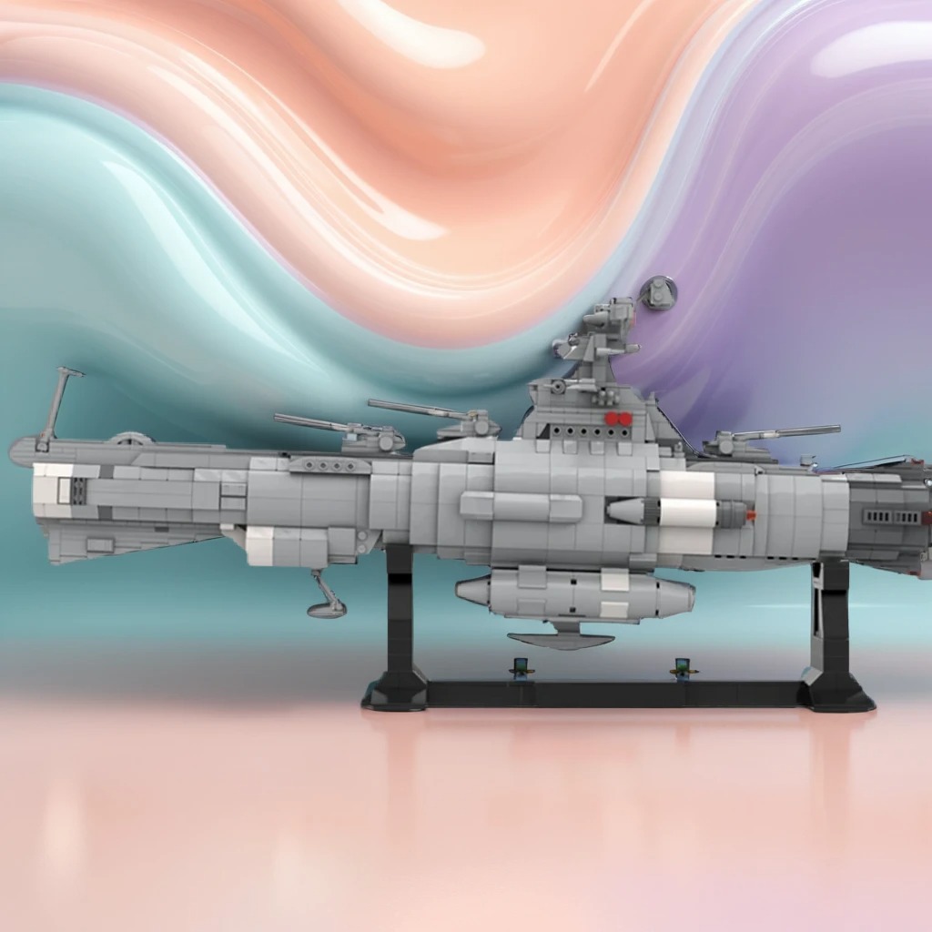 Model Kit Yamato Space - 1347 pz MOC Nave da Guerra