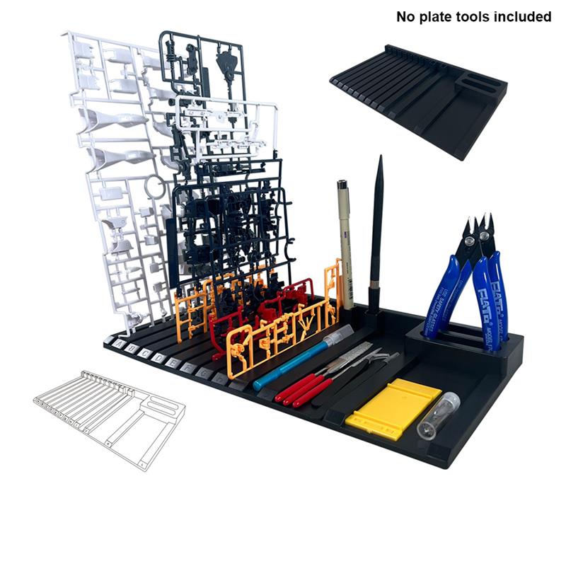 Model Kit Runner Organizer - Pezzi Scaffale Portautensili Posizionamento Rack per