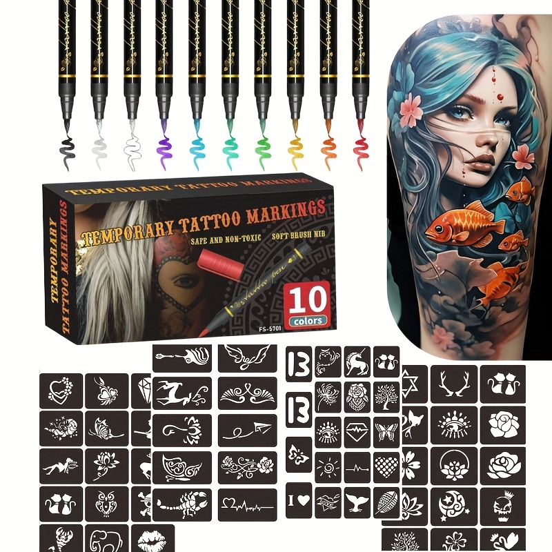 Set di pennarelli per tatuaggi - Metallic Paint Set recensione e prezzo