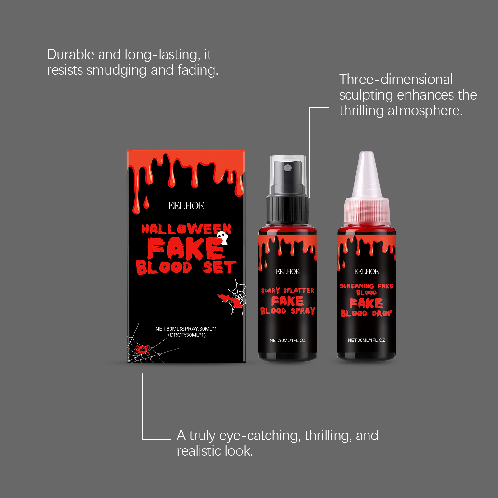 Set di sangue finto di Hallowe - Wash Effect Set recensione e prezzo