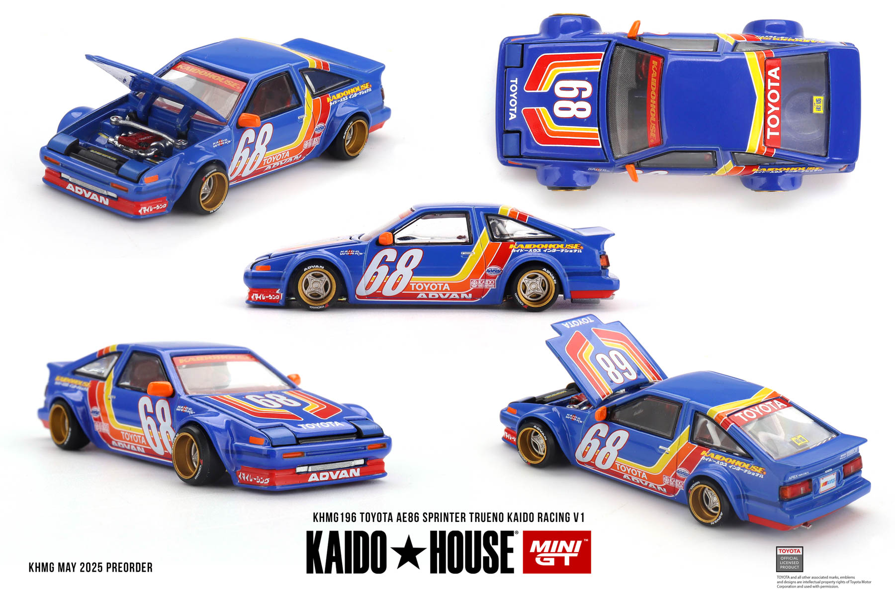 Kaido House + MINIGT Toyota AE - Model Kit Ae86 recensione e prezzo