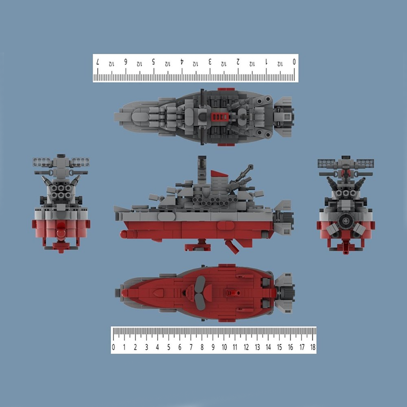 Set di Costruzioni MOC Nave Sp - Model Kit Yamato Space recensione e prezzo